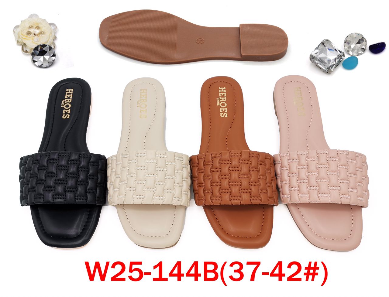 Soft leather Flat Women SandalsWomen's Flat Sandals - Footwear Comfortable Fit, Available in Multiple Colors - Shoe #N2