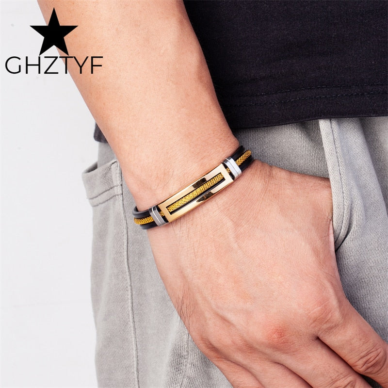 Gold Stainless Steel Bracelets