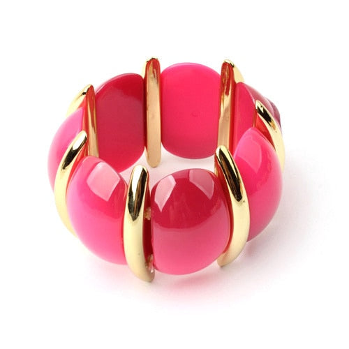 Bohemia Bubble Resin Bracelet For Women