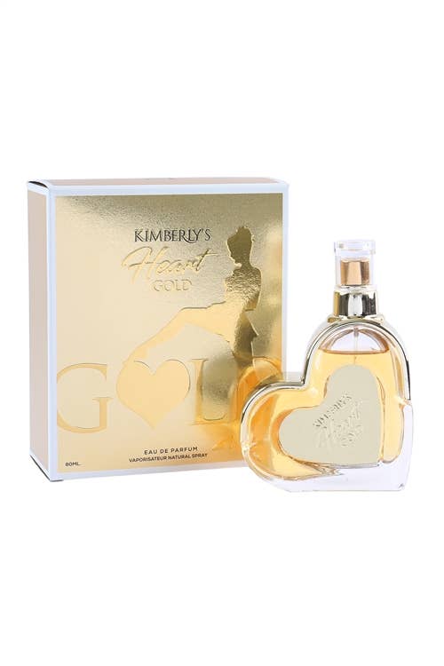 Kimberly Heart Gold Spray Perfume For Women