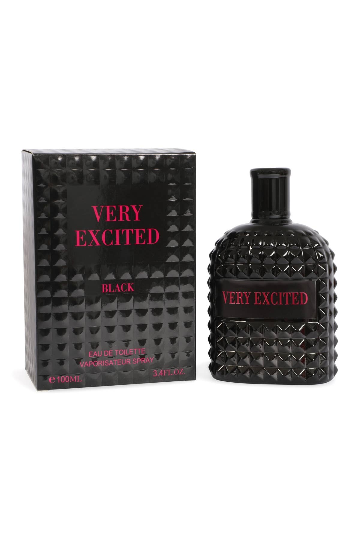 Very Excited Black Spray Cologne for Men