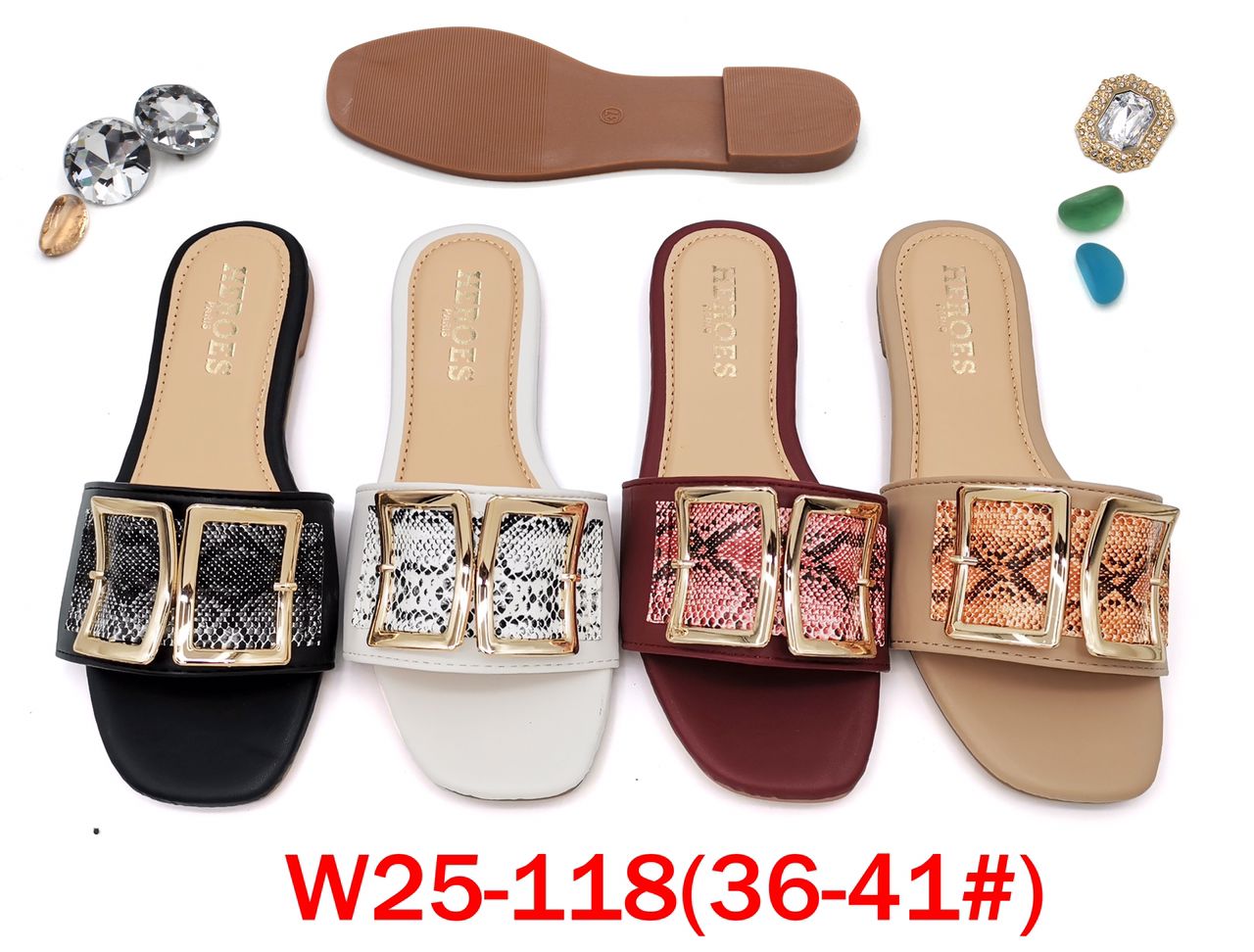 Buckle Luxury Fashionable Women's Sandals