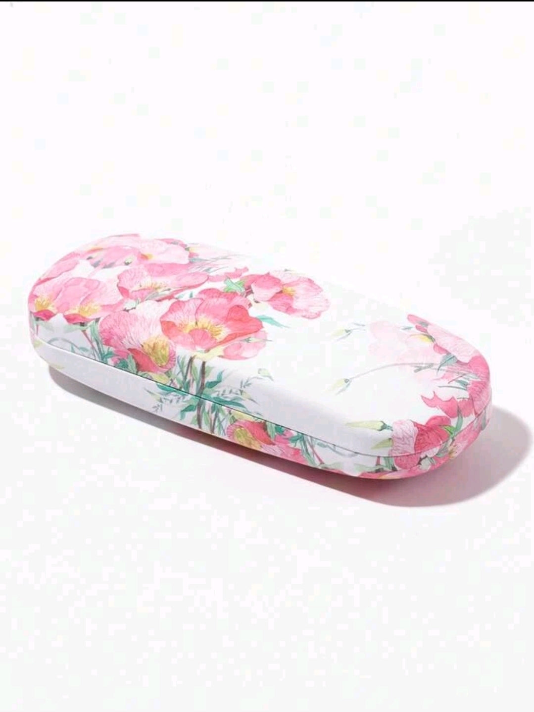 Portable Eyeglasses Case With Colorful Print (Glasses Not Included)