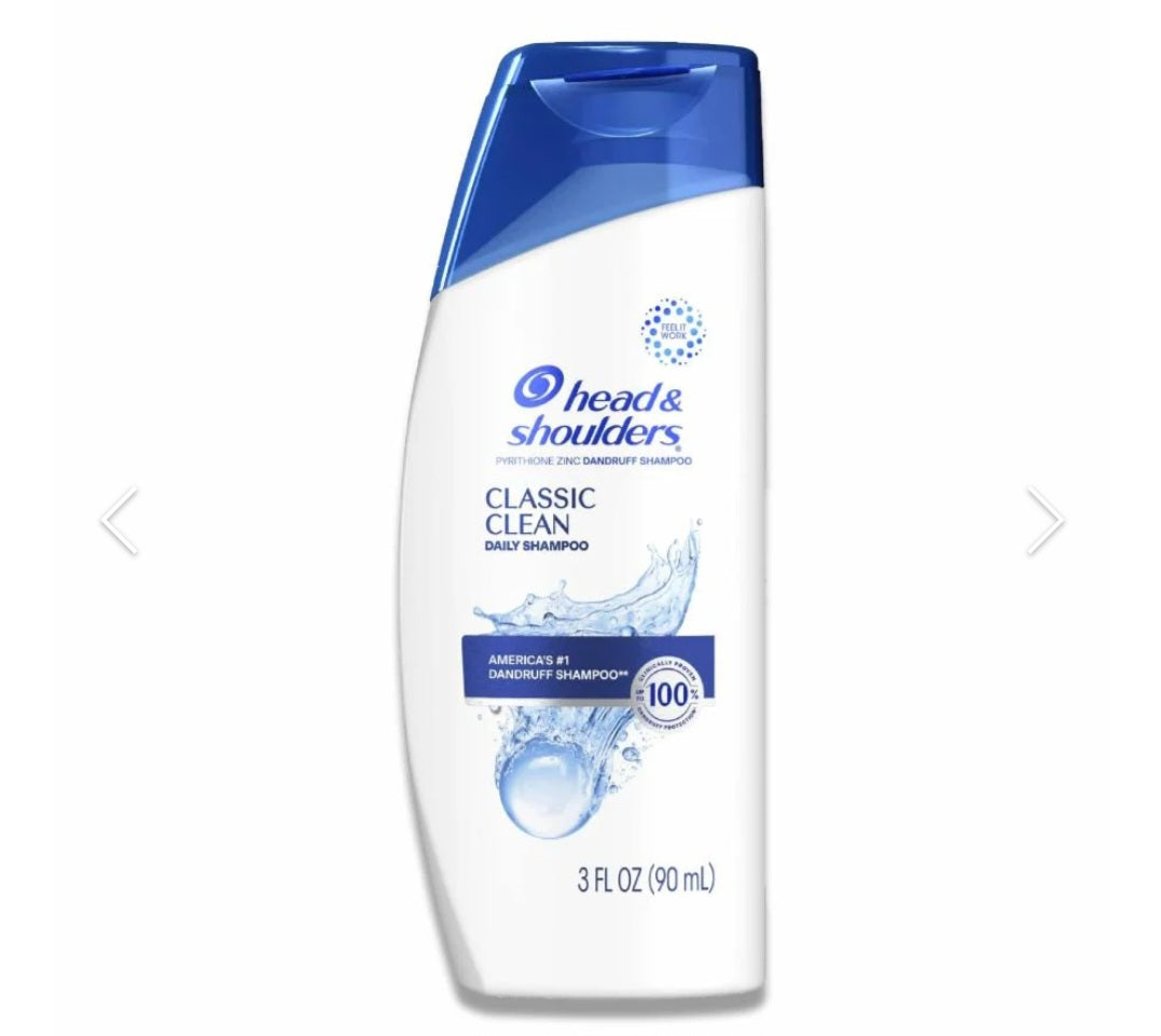 Head & Shoulders - Classic Clean Dandruff Shampoo - 3 Oz - 3 Pack