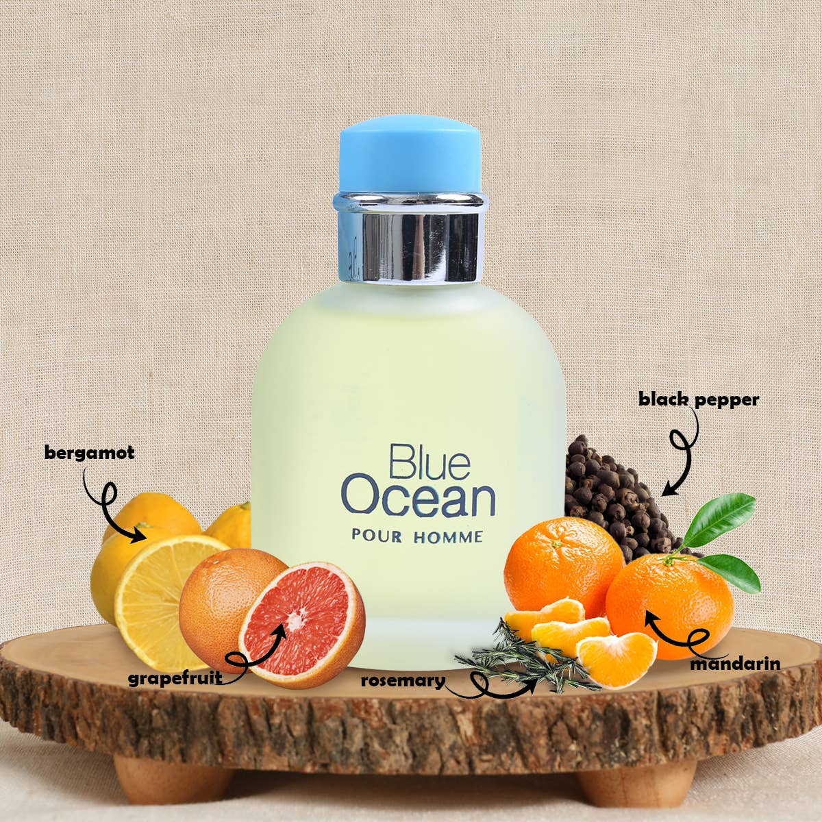 Blue Ocean Pour Homme Spray Cologne For Men