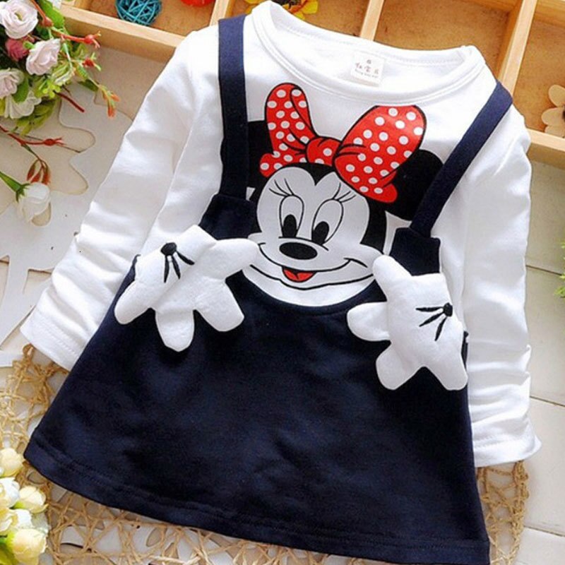 Cartoon Long Sleeve Dress