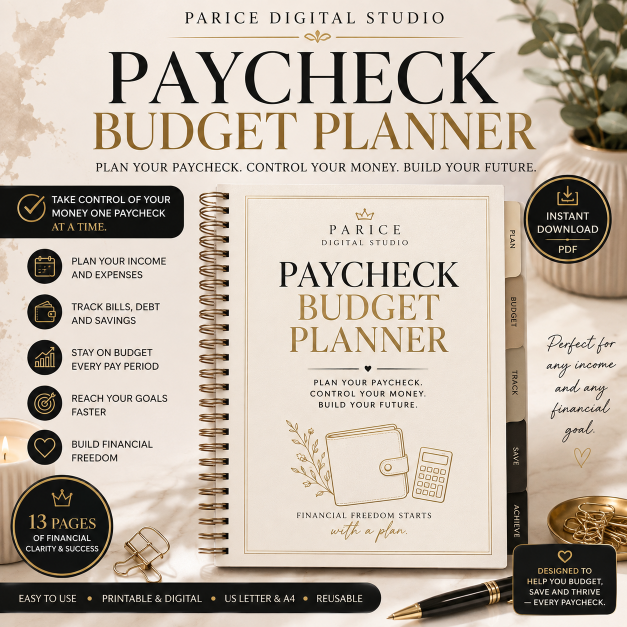 Paycheck Budget Planner | Money & Savings Guide