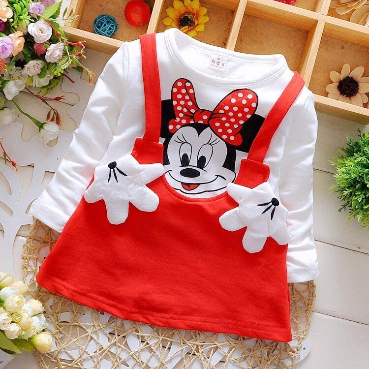 Cartoon Long Sleeve Dress