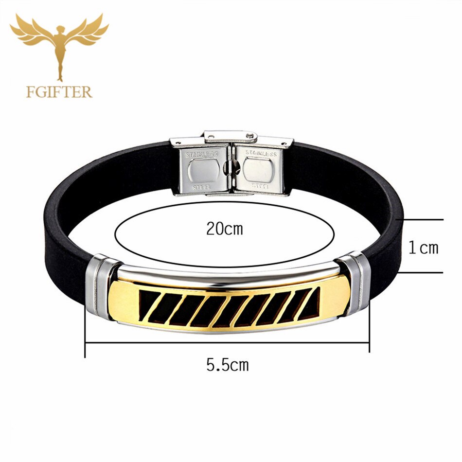 Bangle Fashion Men Stainless Steel Bracelet