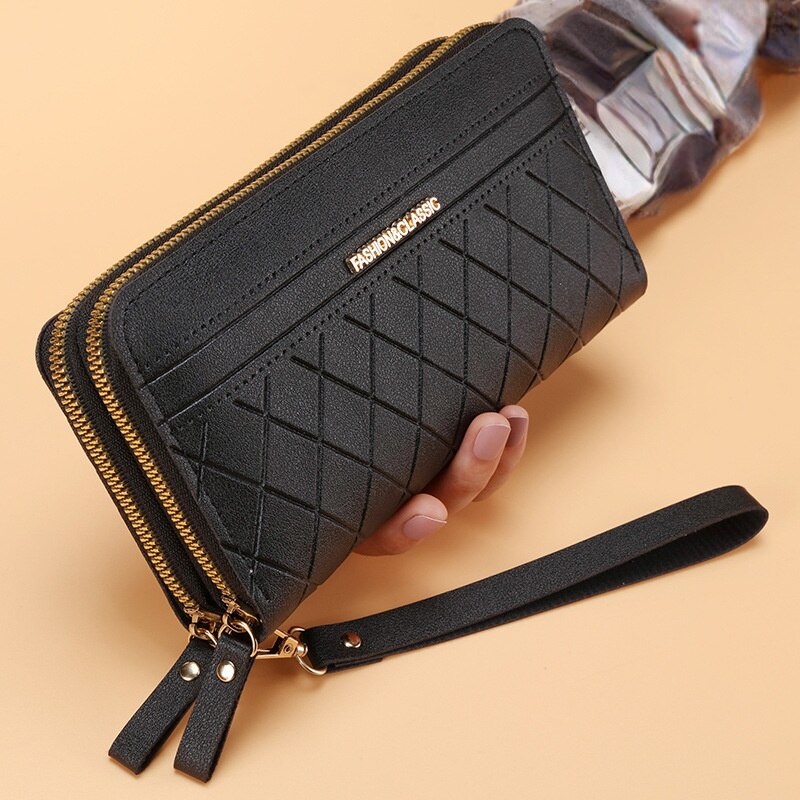 Long Wallet Female Purses Tassel Coin Purse Card Holder Wallets Pu Leather