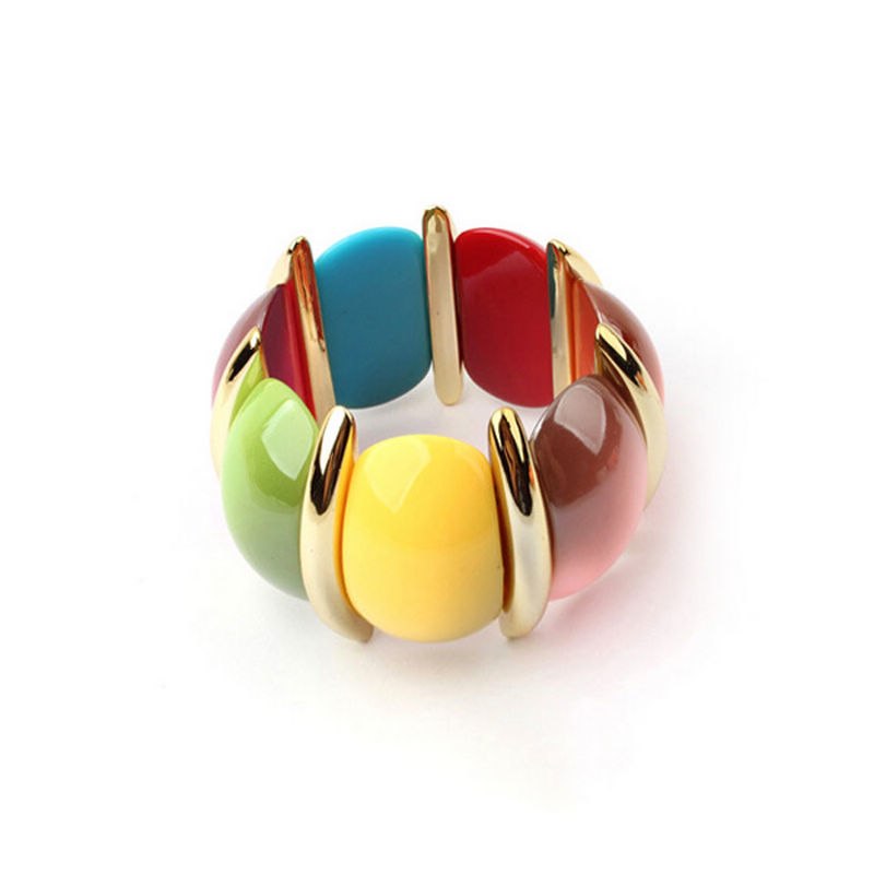 Bohemia Bubble Resin Bracelet For Women