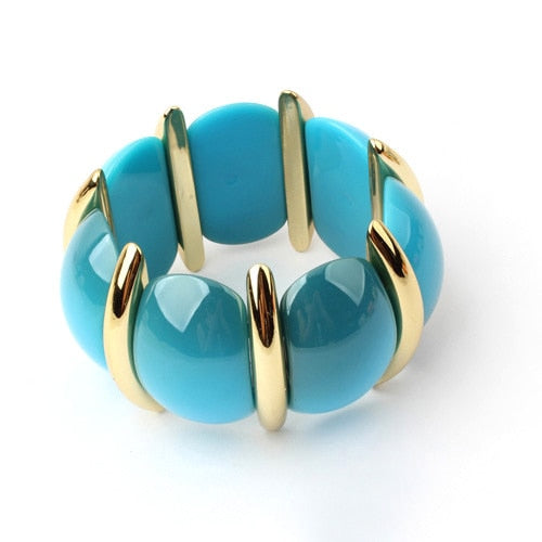 Bohemia Bubble Resin Bracelet For Women