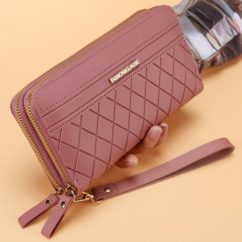 Long Wallet Female Purses Tassel Coin Purse Card Holder Wallets Pu Leather