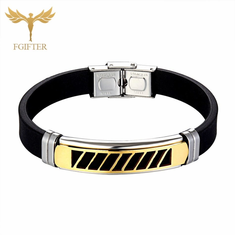 Bangle Fashion Men Stainless Steel Bracelet