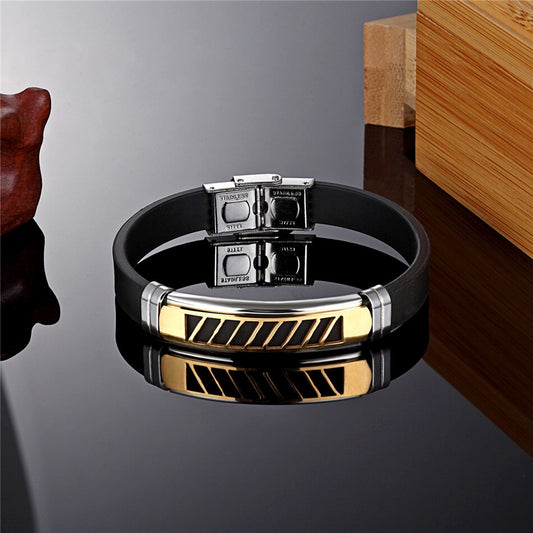 Bangle Fashion Men Stainless Steel Bracelet