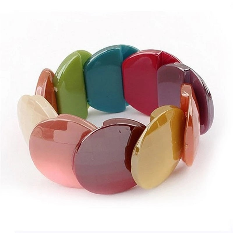 Bohemia Bubble Resin Bracelet For Women