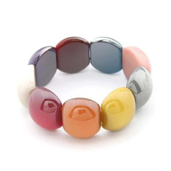 Bohemia Bubble Resin Bracelet For Women